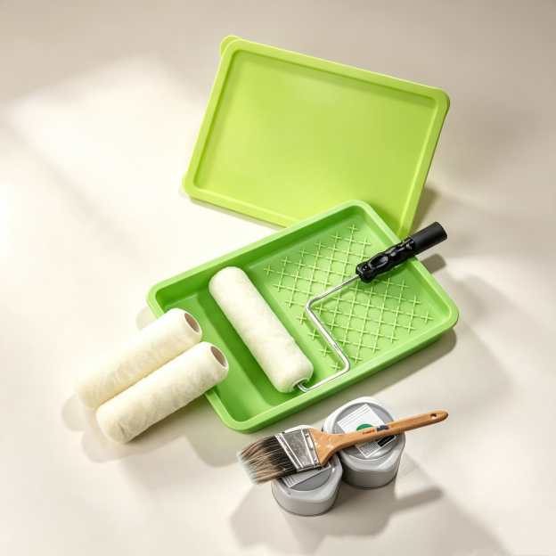 Reusable Silicone Paint Tray System for Cleaner DIY Projects