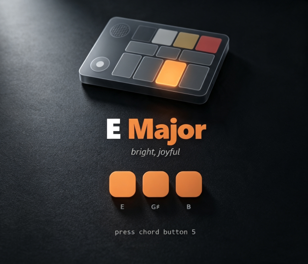 Compact Chord Synthesizer Portable Device
