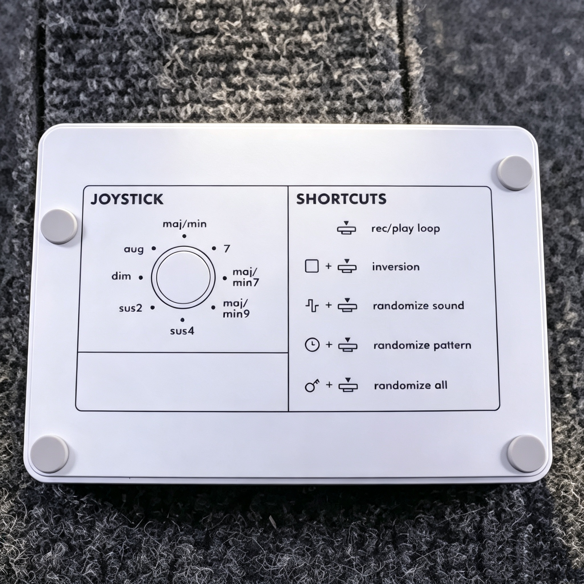 Compact aluminum chord synthesizer