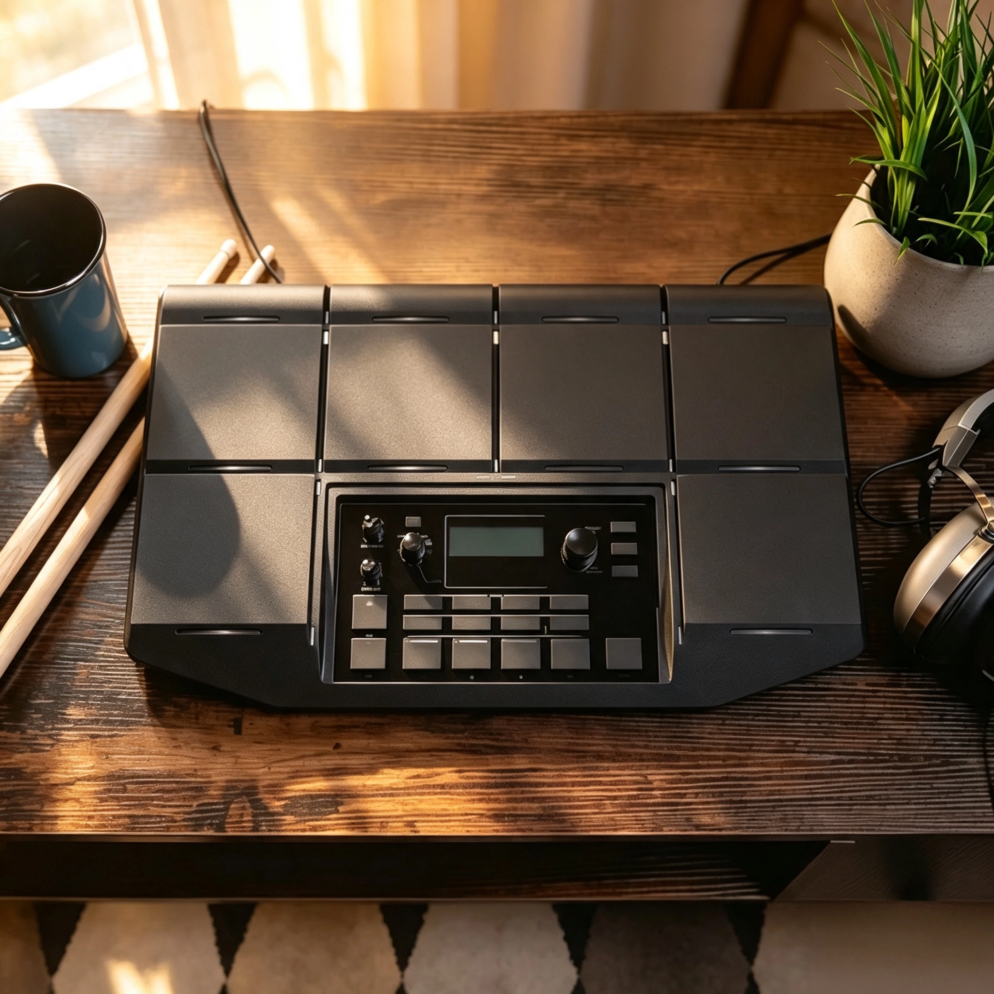 Professional Electronic Drum Pad Controller for Beat Making & Live Performance
