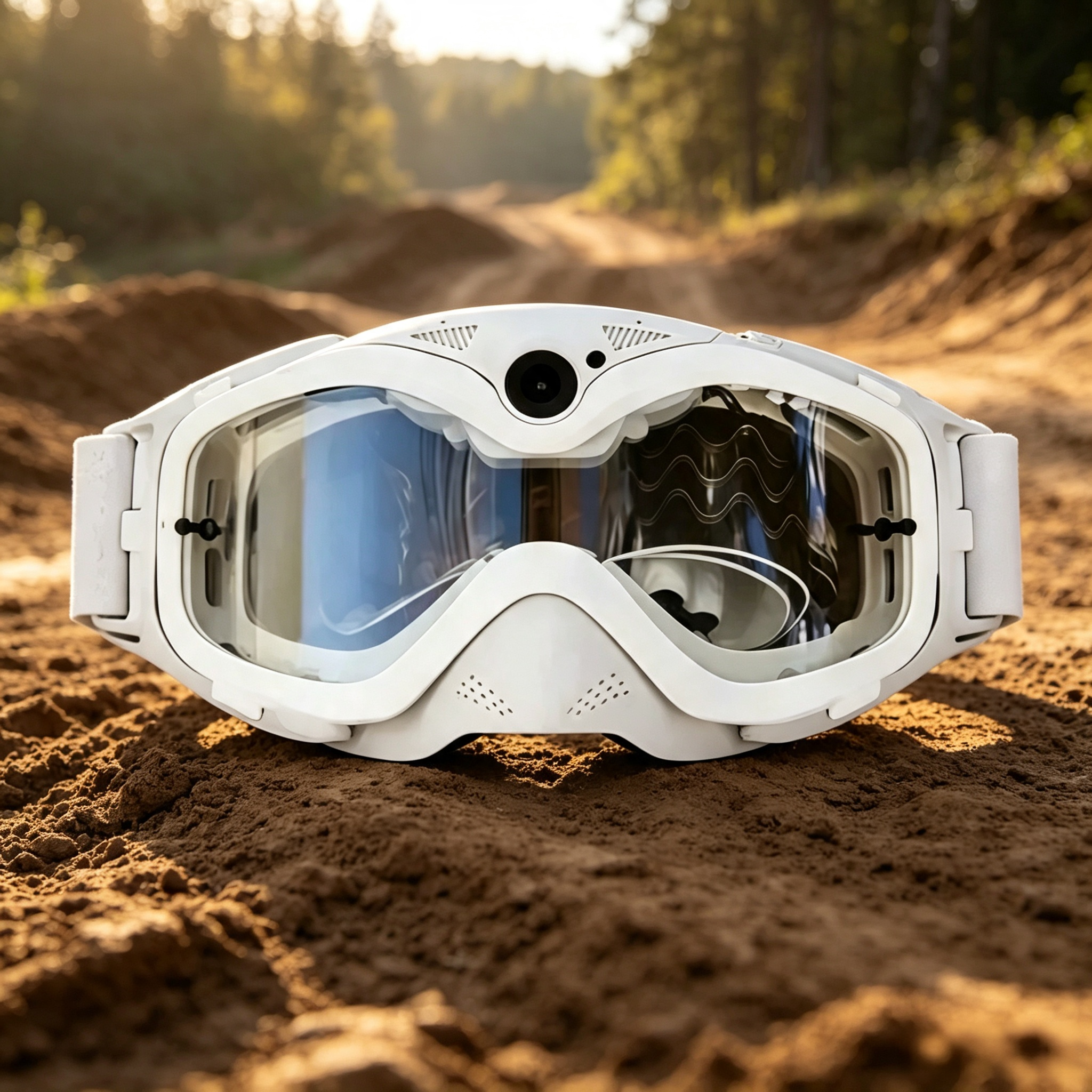 Motocross Goggles with Built-In Camera – Instant One-Touch POV Video Recording for Every Ride