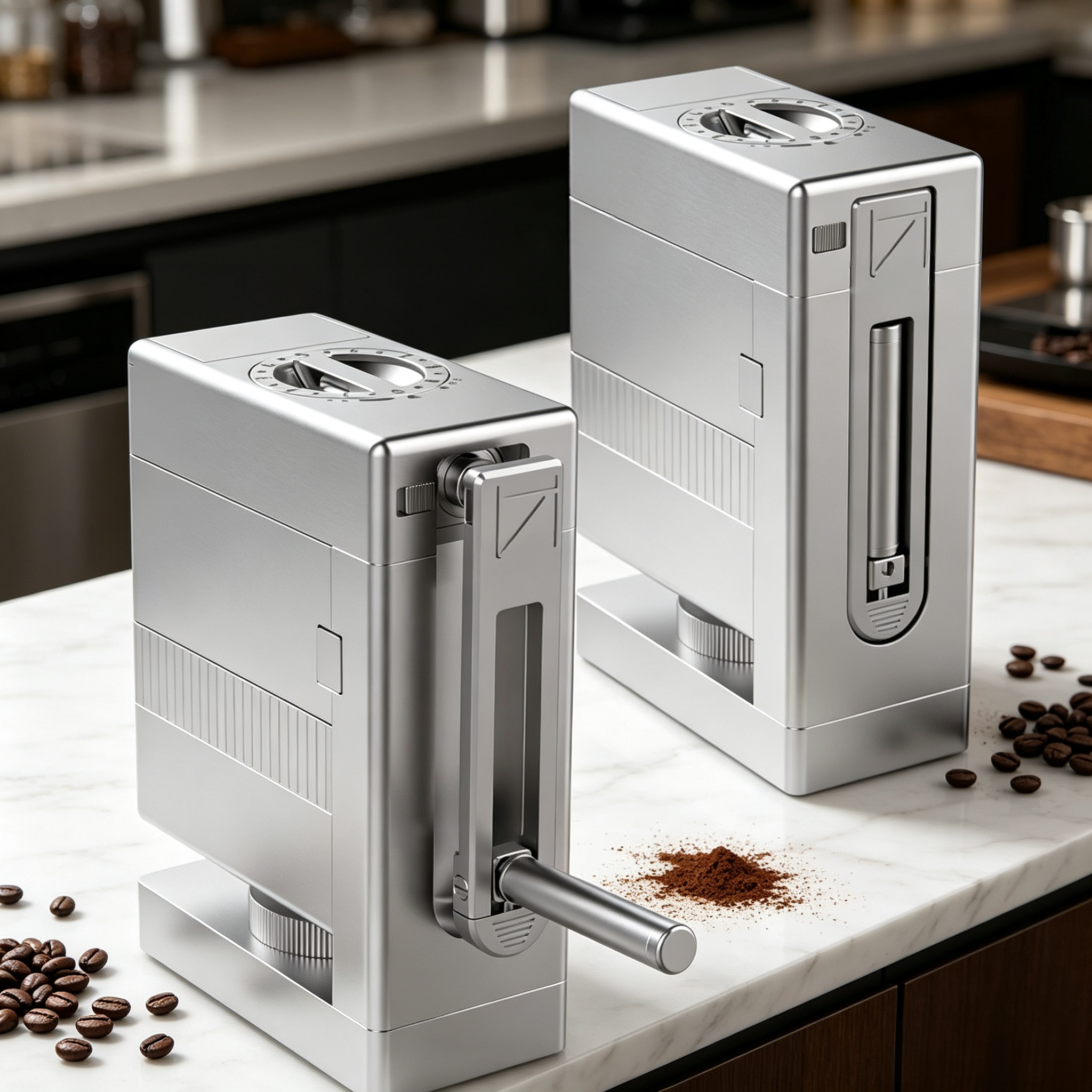 Premium Manual Tabletop Coffee Grinder – Precision Burr Grinder
