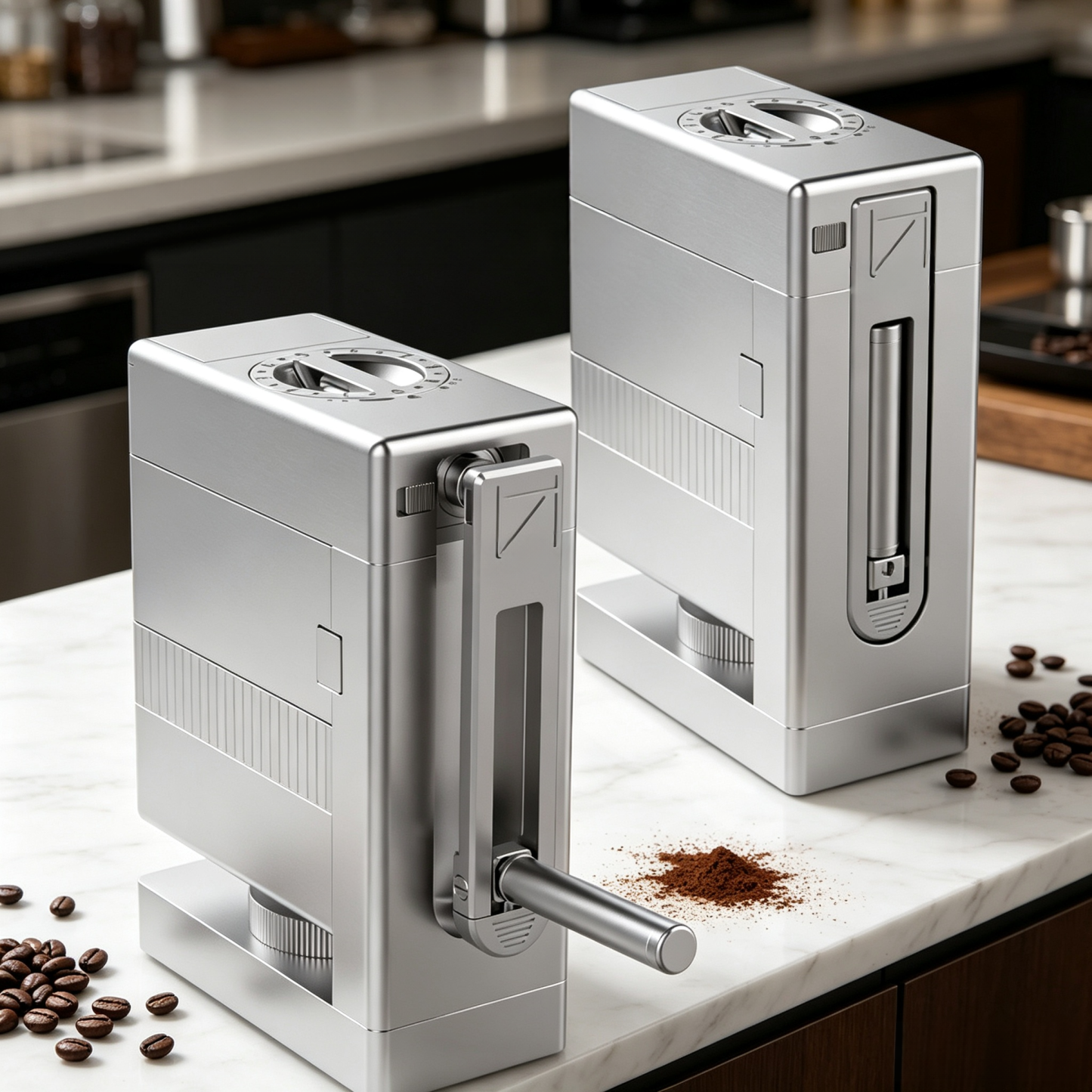 Premium Manual Tabletop Coffee Grinder – Precision Burr Grinder