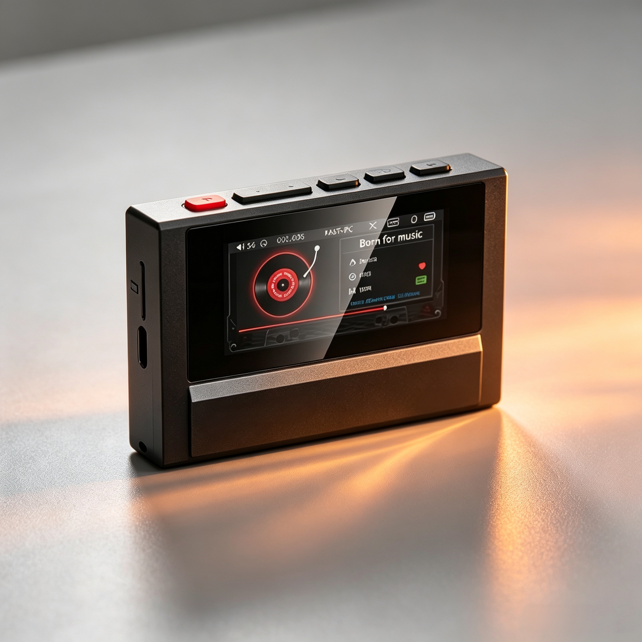 Portable High-Resolution Music Player – Retro Design Digital Audio Player