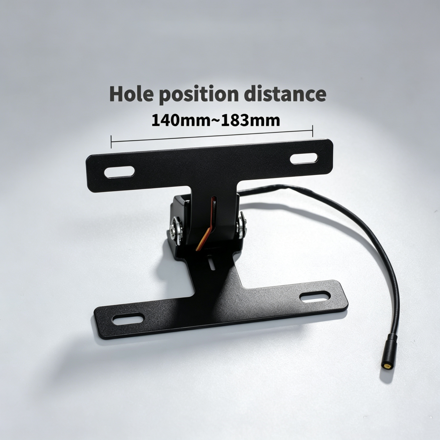 Motorcycle License Plate Holder – One-Touch Electric Flip for Ultimate Convenience