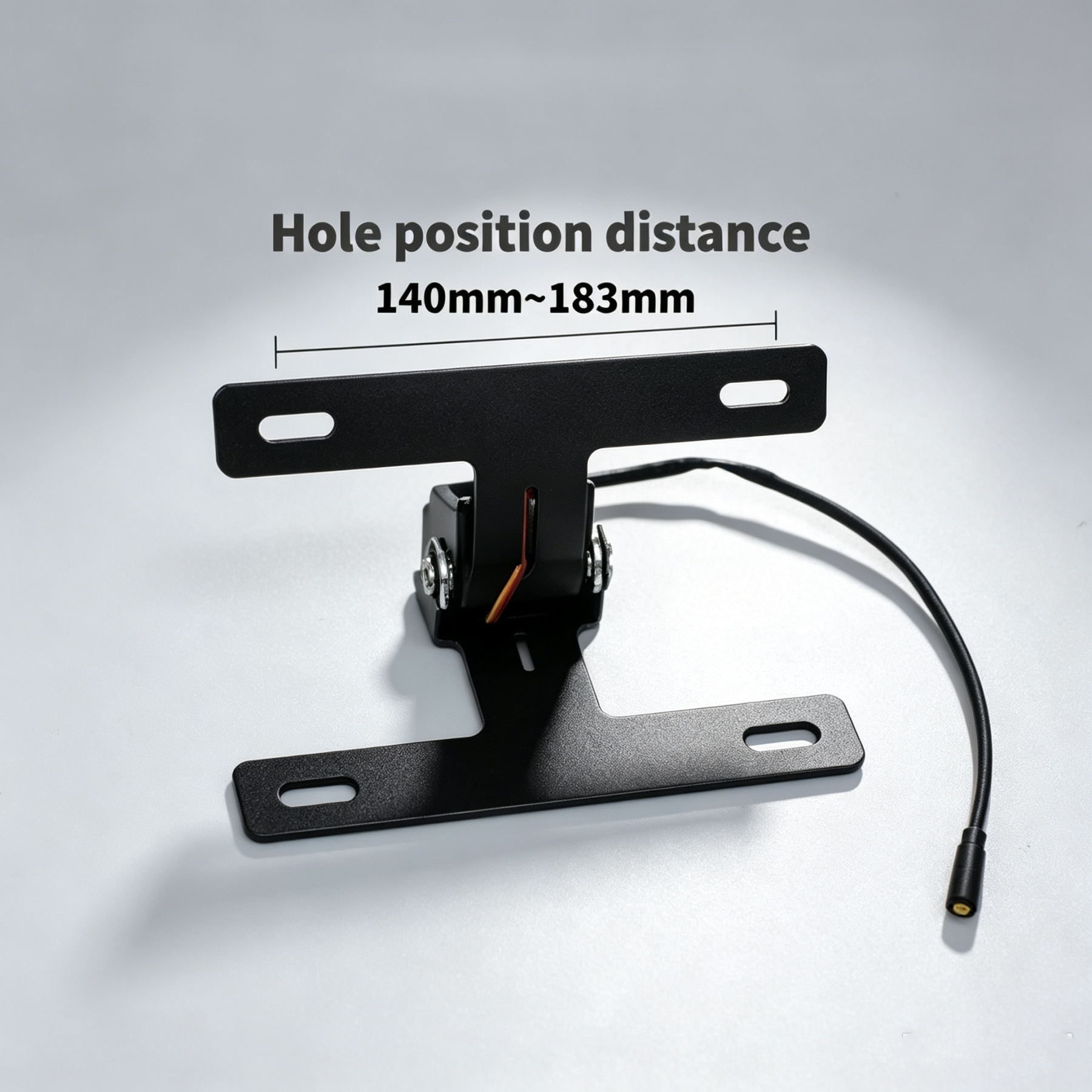 Motorcycle License Plate Holder – One-Touch Electric Flip for Ultimate Convenience