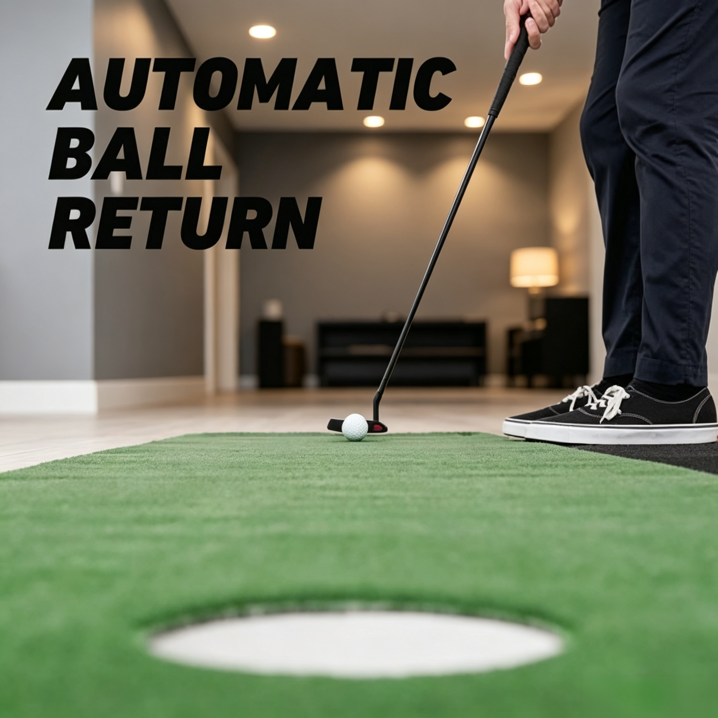 Adjustable Golf Putting Mat – Create Realistic Breaking Putts at Home & Improve Your Green Reading Skills