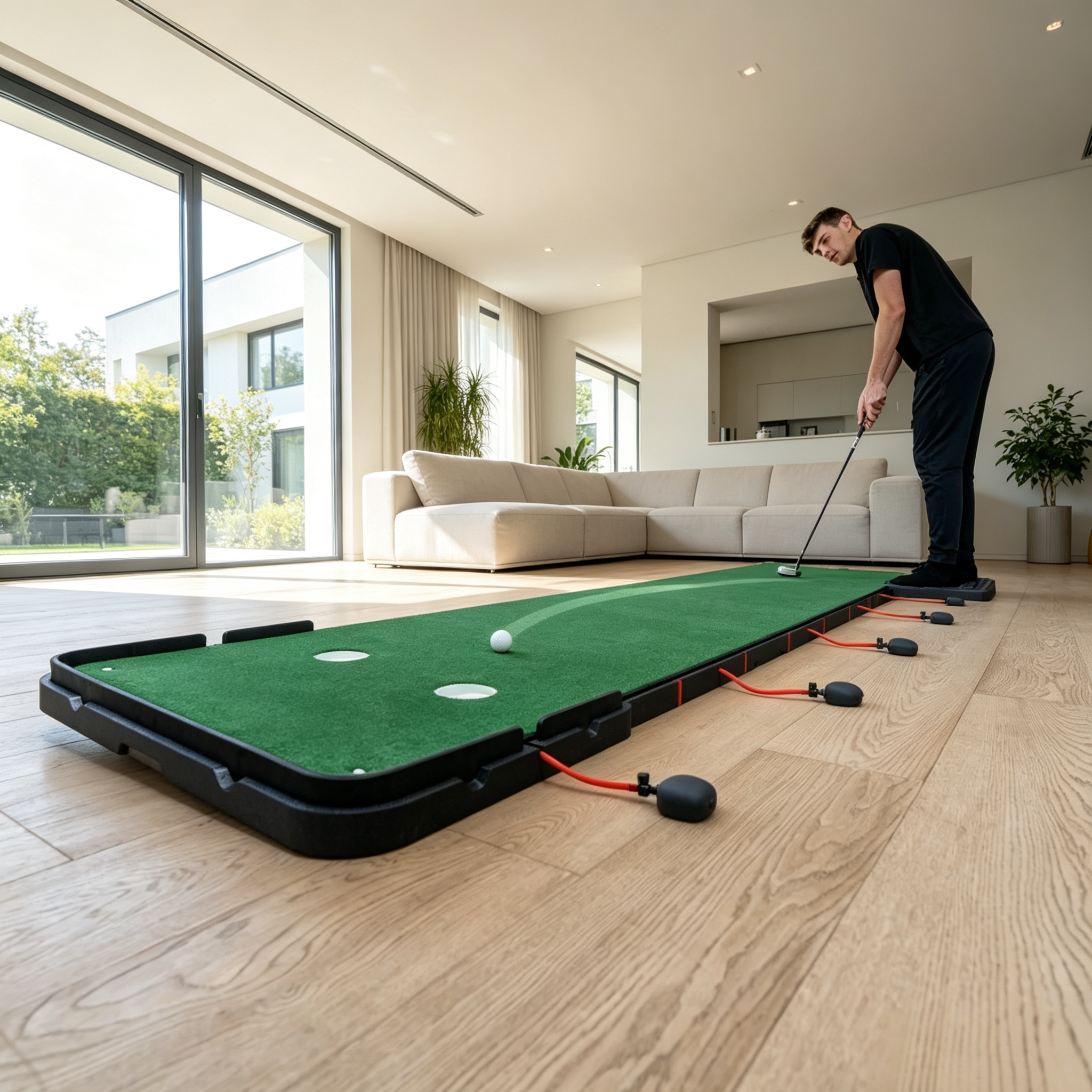 Adjustable Golf Putting Mat