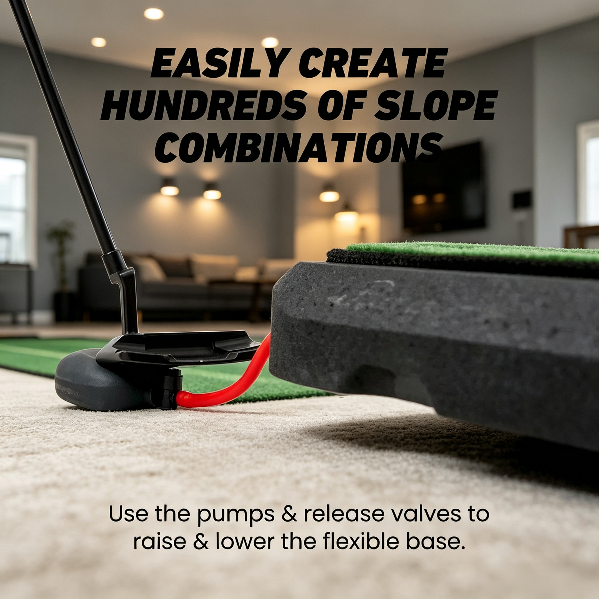 Adjustable putting practice