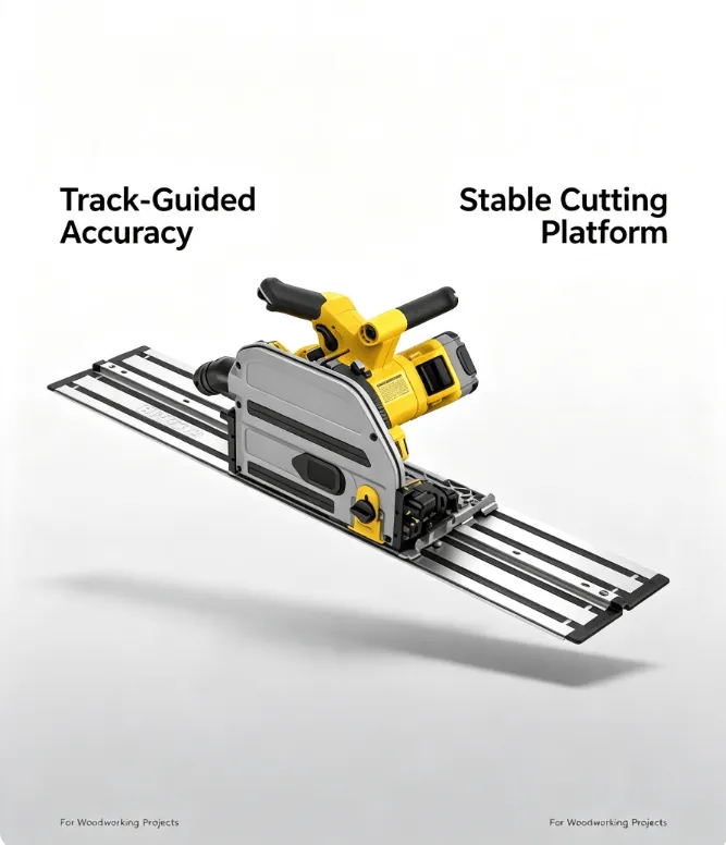 The Ultimate Cordless Track Saw Kit – Slice Through Hardwood Like Butter