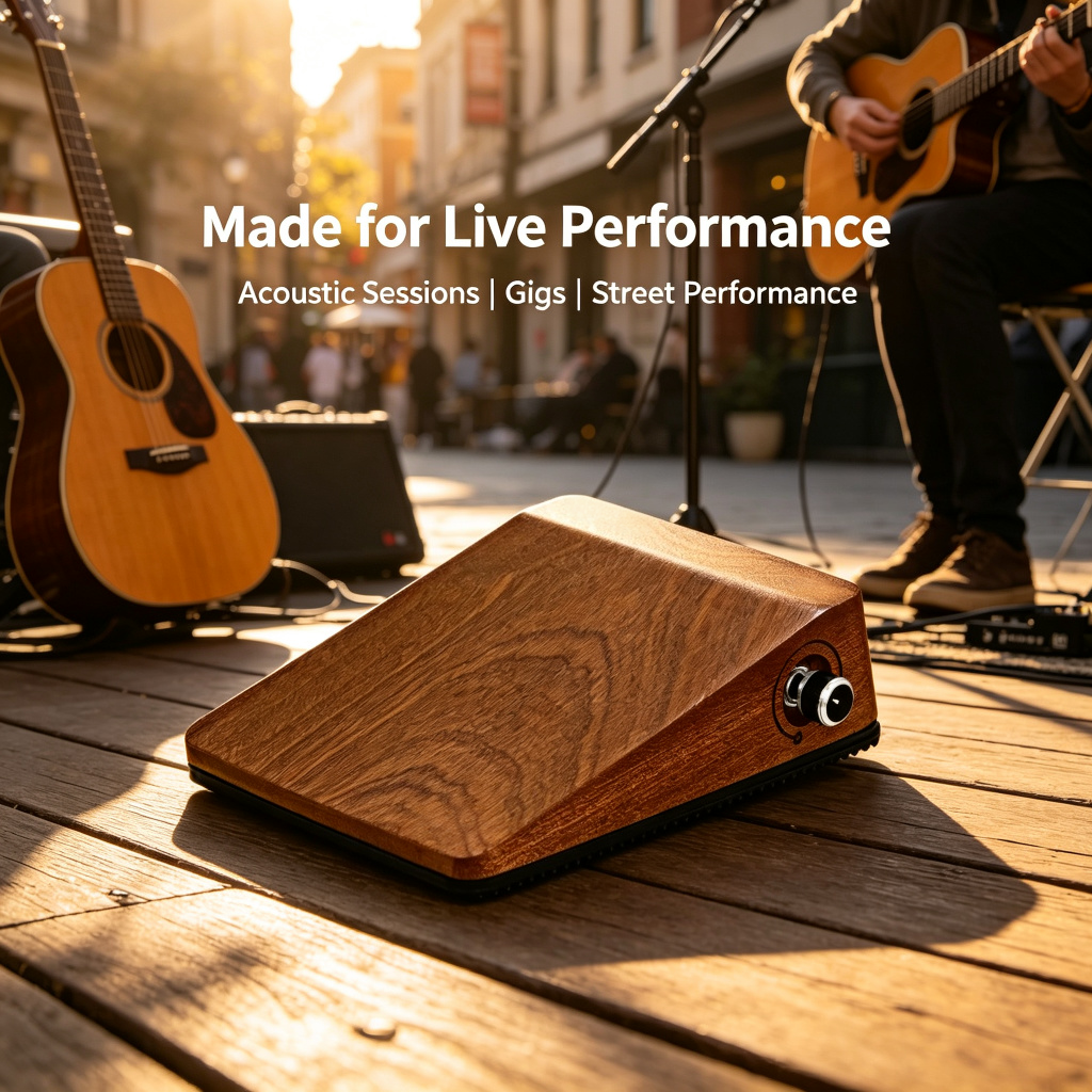 Solid Mahogany Stomp Box