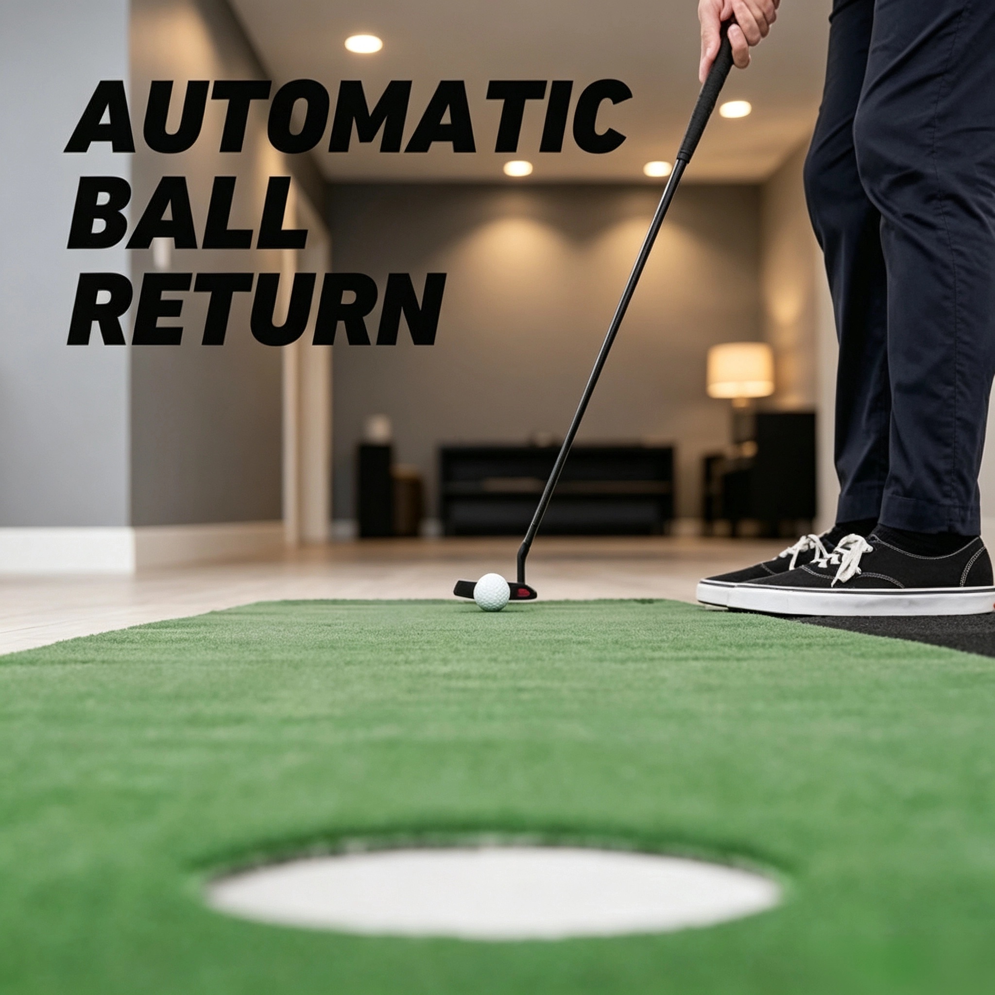 Adjustable Golf Putting Mat – Create Realistic Breaking Putts at Home & Improve Your Green Reading Skills
