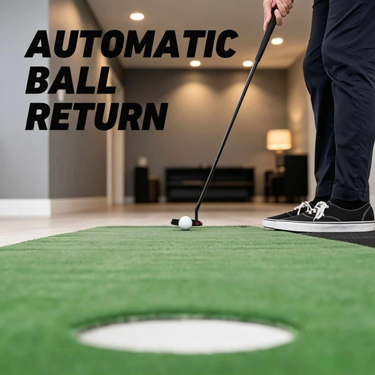 Adjustable Golf Putting Mat – Create Realistic Breaking Putts at Home & Improve Your Green Reading Skills