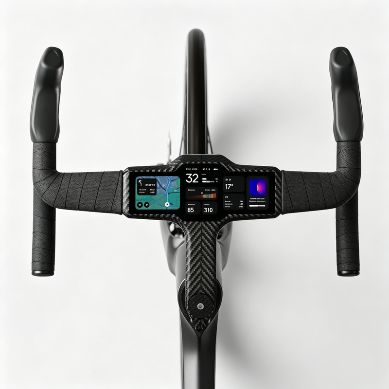 Smart Cycling Cockpit – Integrated GPS Navigation, Touchscreen, Lighting & Safety System
