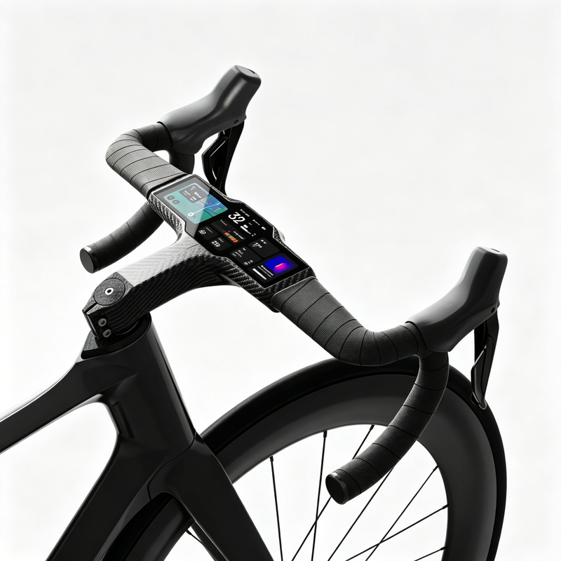 Smart Cycling Cockpit – Integrated GPS Navigation, Touchscreen, Lighting & Safety System
