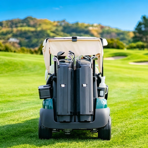 Premium Golf Bag Connect Suite – Smart 14-Club Storage, Wheels & Cart Accessories