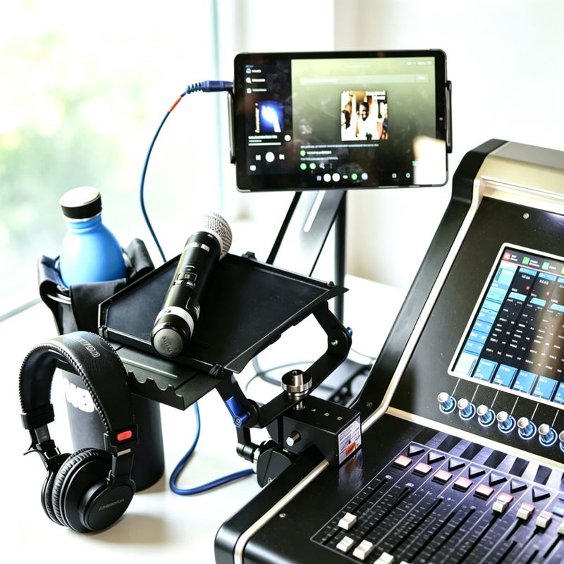 Modular Music Stand Board – Adjustable Workstation for Drummers, Musicians & Creators