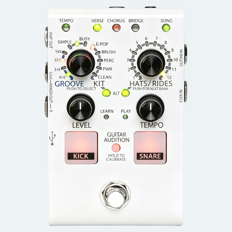 Intelligent Drum Machine Pedal – Create Custom Beats from Your Guitar