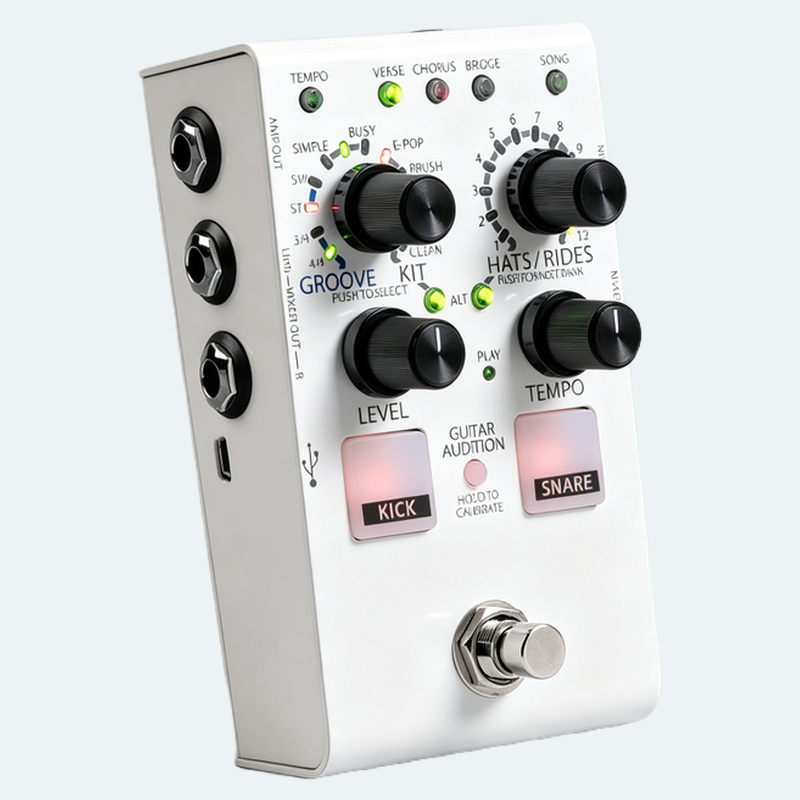 Intelligent Drum Machine Pedal – Create Custom Beats from Your Guitar