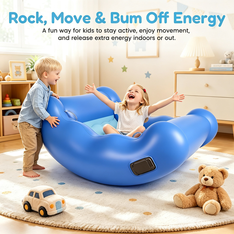 Sensory Rocking Chair For Kids – Inflatable Cocoon Seat, Gentle Rocking & Cozy Comfort