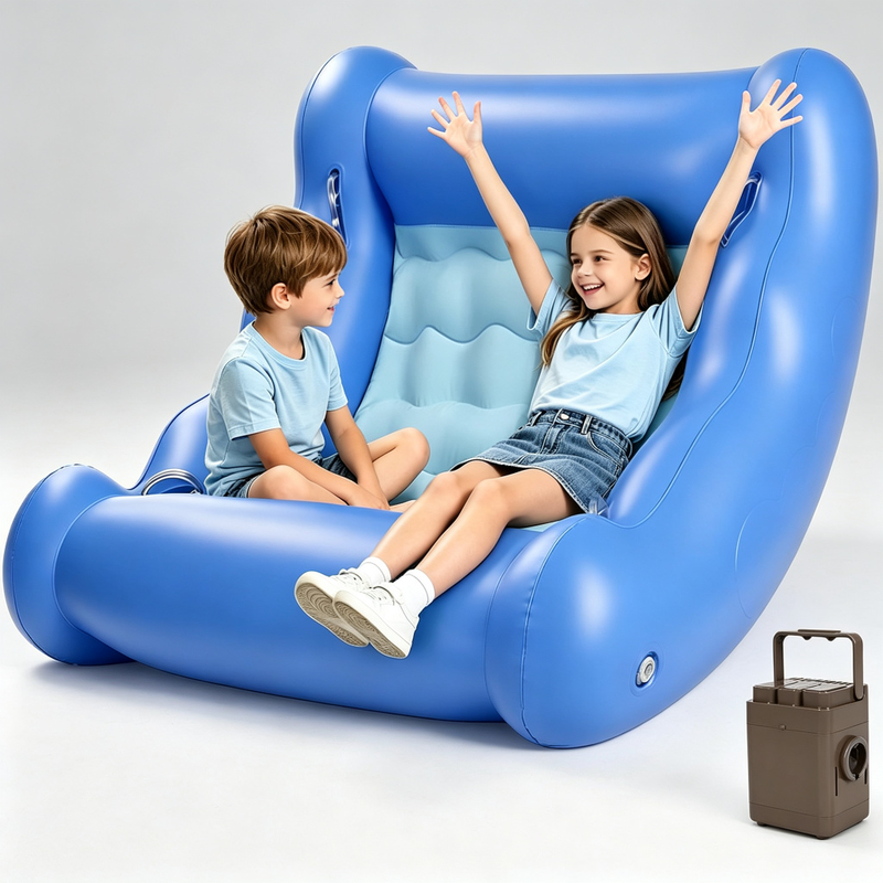 Sensory Rocking Chair For Kids – Inflatable Cocoon Seat, Gentle Rocking & Cozy Comfort