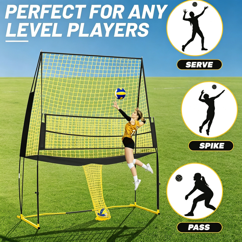 Adjustable Volleyball Training Net System – Train, Practice & Play Anywhere