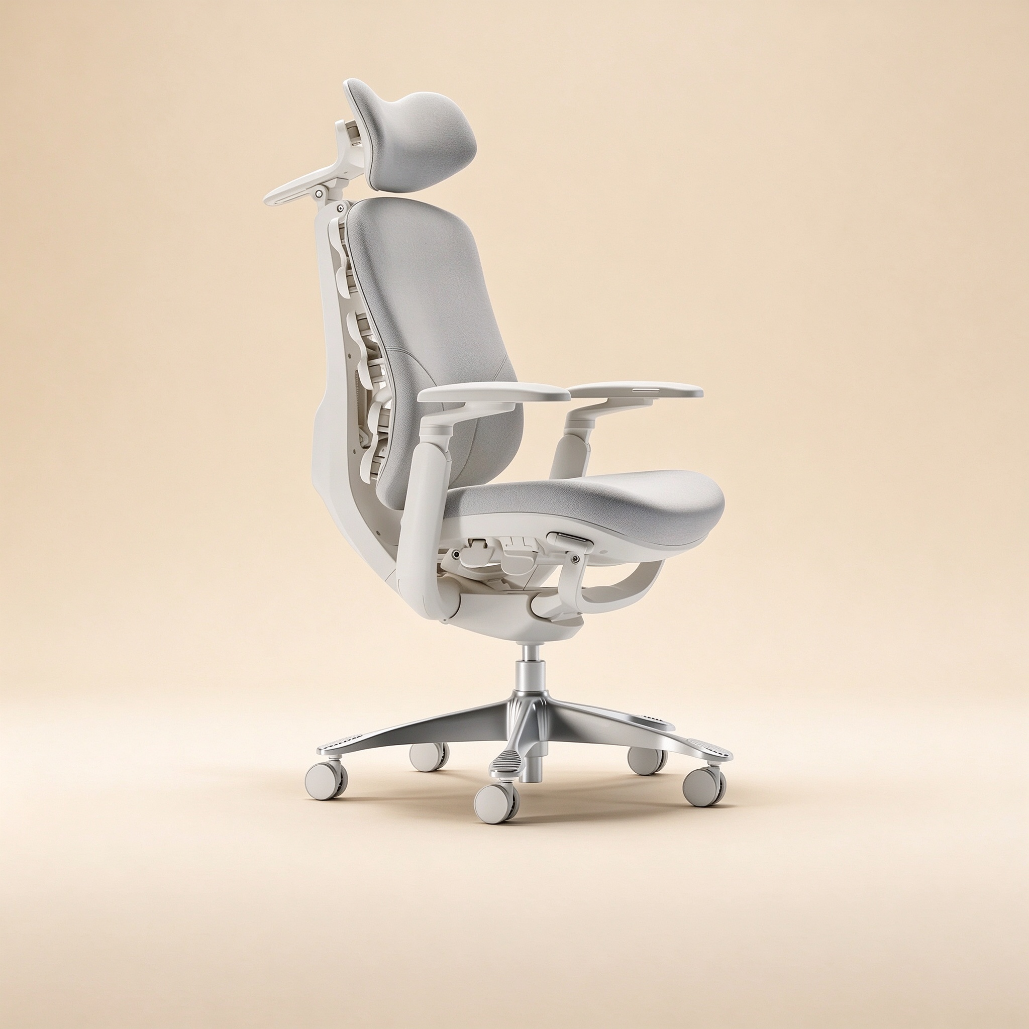 Premium Ergonomic Office Chair with Dynamic Support & Adjustable Footrest