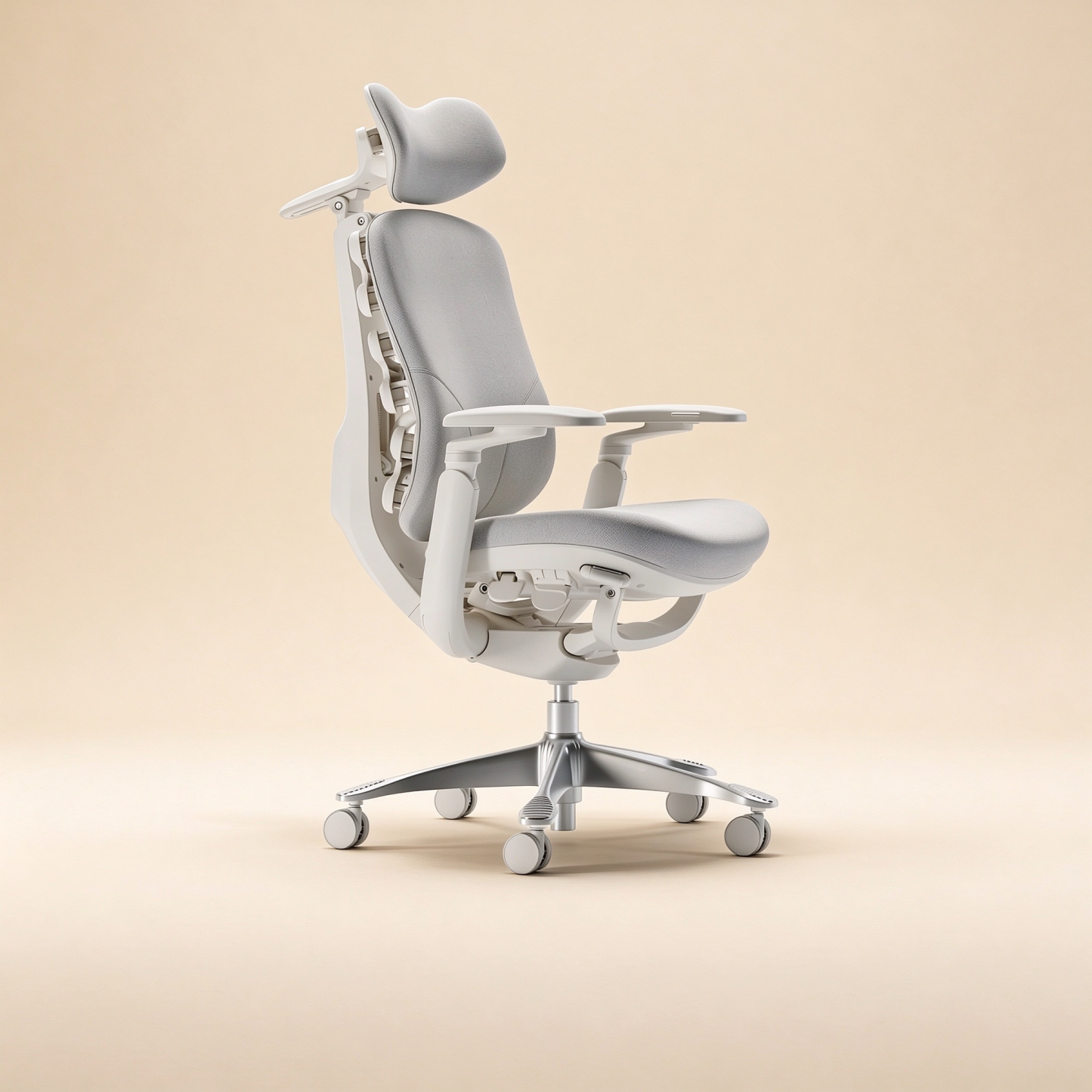 Premium Ergonomic Office Chair with Dynamic Support & Adjustable Footrest