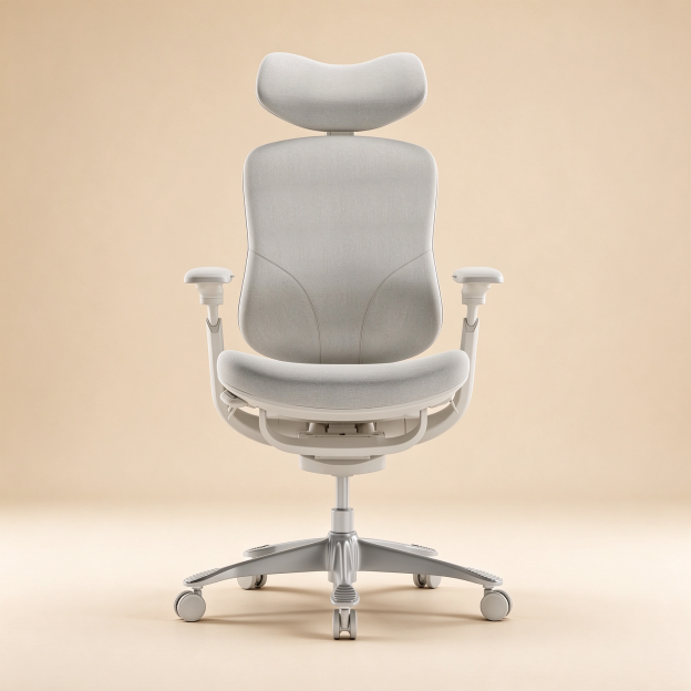 Premium Ergonomic Office Chair with Dynamic Support & Adjustable Footrest