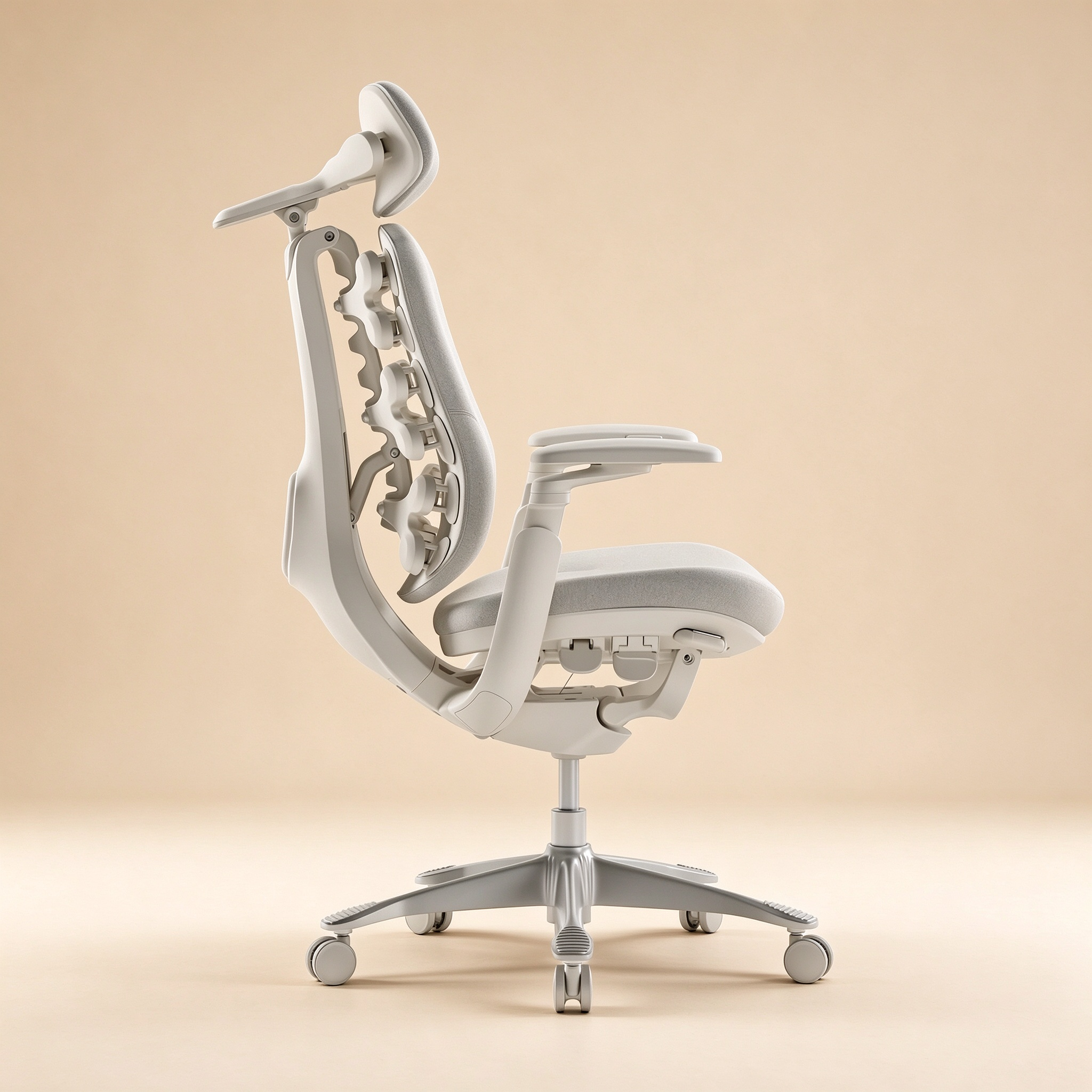 Premium Ergonomic Office Chair with Dynamic Support & Adjustable Footrest