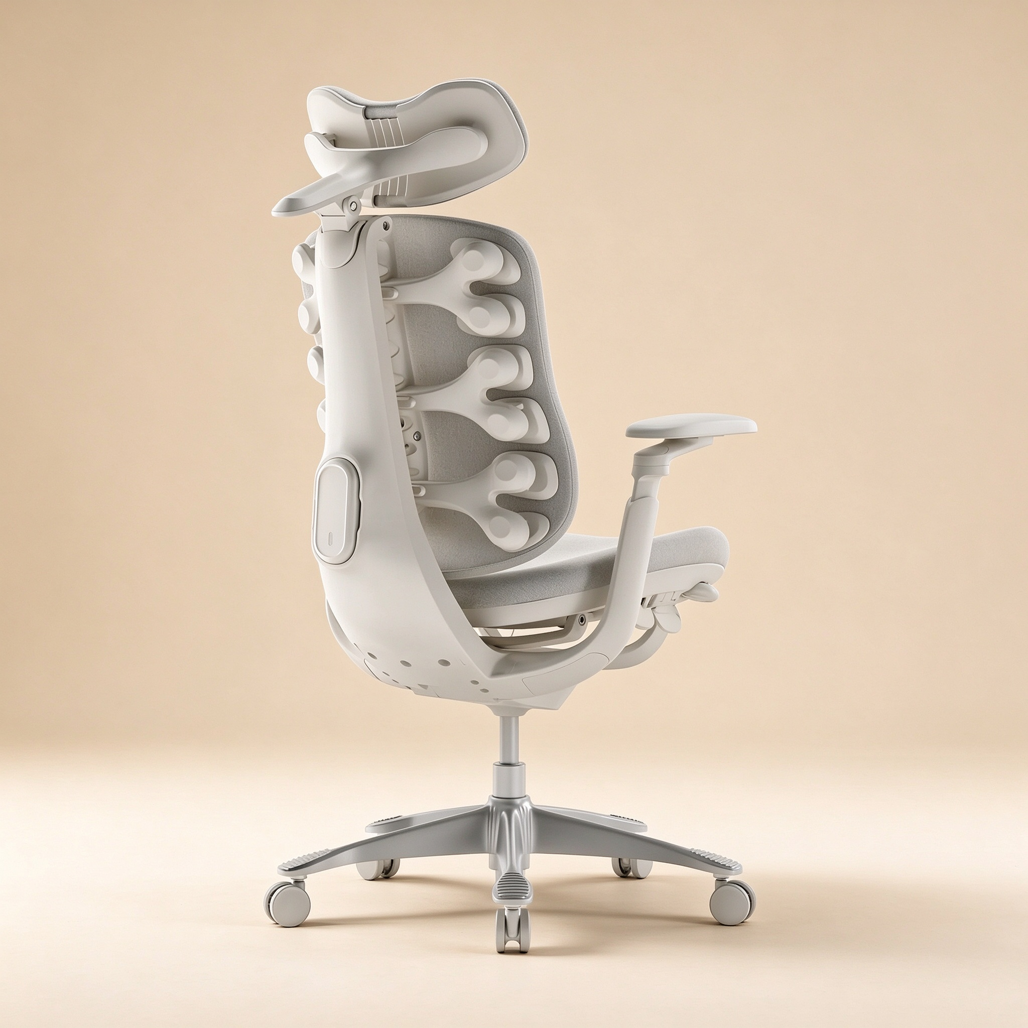 Premium Ergonomic Office Chair with Dynamic Support & Adjustable Footrest