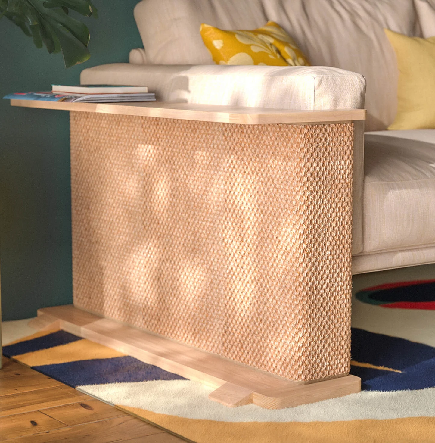 Solid Wood Cat Side Table — A Stylish Corner for You & Your Cat