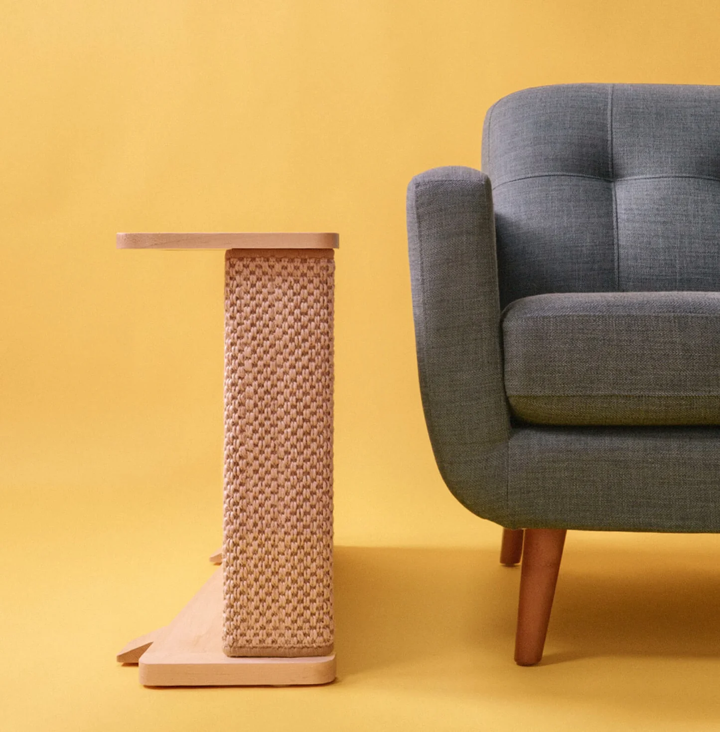 Solid Wood Cat Side Table — A Stylish Corner for You & Your Cat