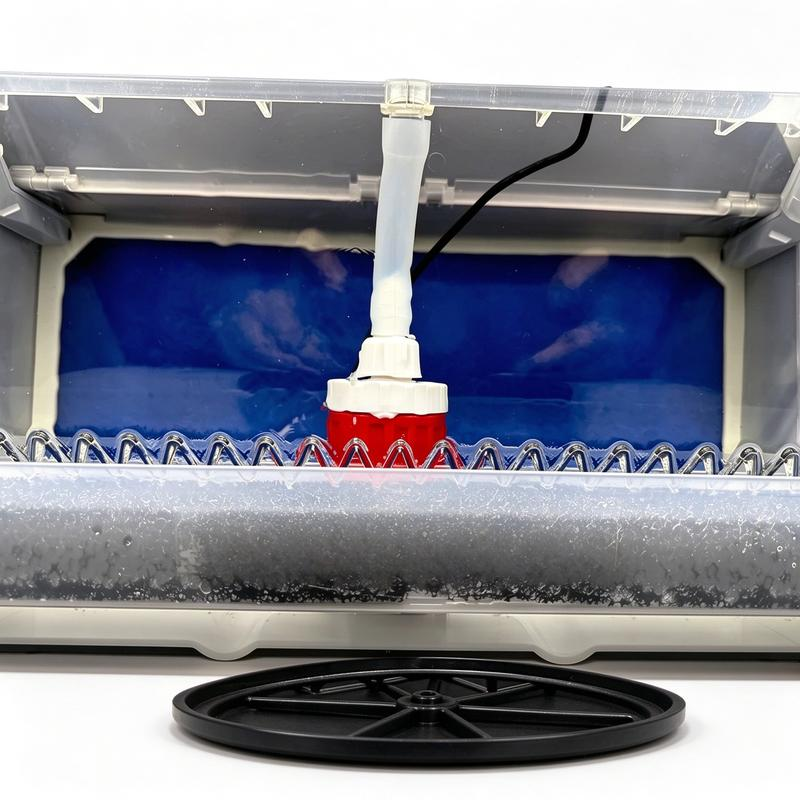Mini Water-Curtain Paint Spray Booth with Built-In LED Lighting & Foldable Design