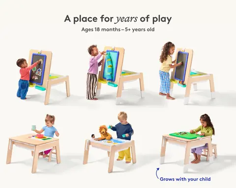 The Play Every Way Table – 5-in-1 Creative Activity Table for Toddlers