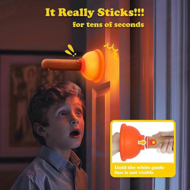 Plunger Night Light – Soft Silicone LED Lamp