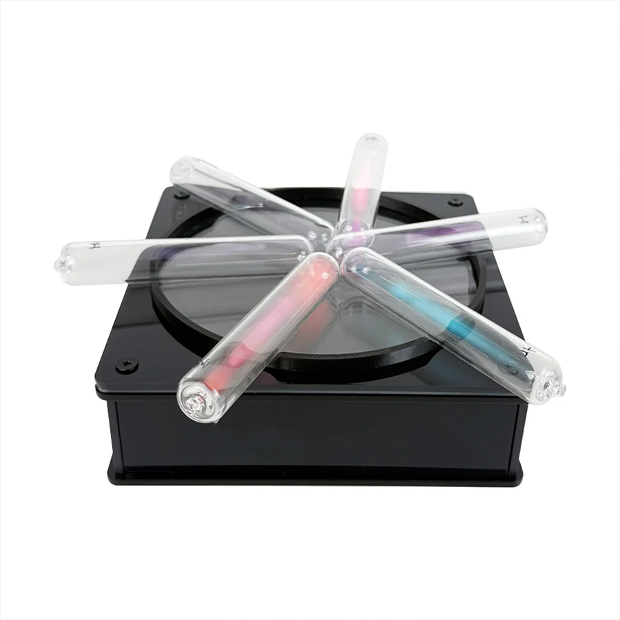 Glass-sealed rare gas light tube