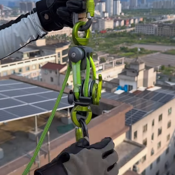 4:1 Auto-Locking Releasable Pulley System