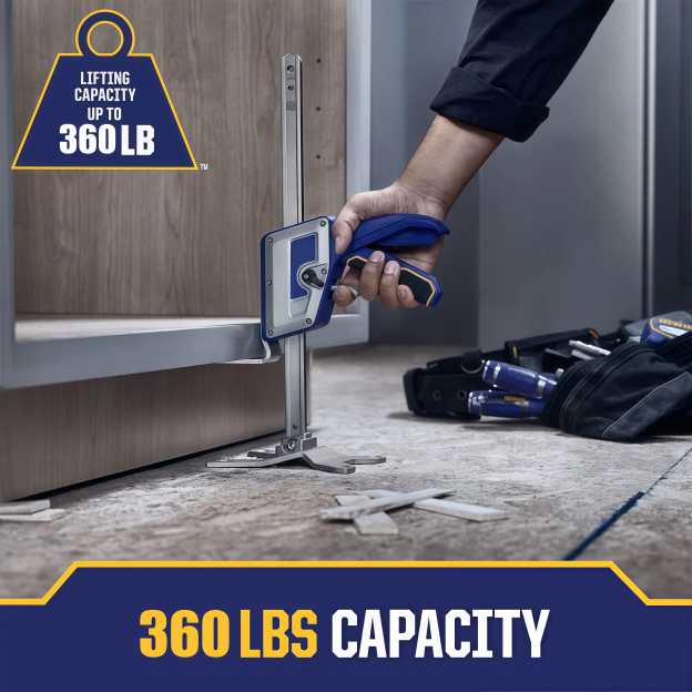 Precision Construction Jack – Effortless Lifting & Leveling Tool (360 lbs Capacity)