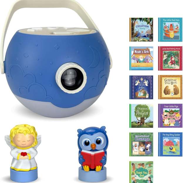 Kids' Storybook Projector – Bedtime Tales with Unicorn & Classic Stories