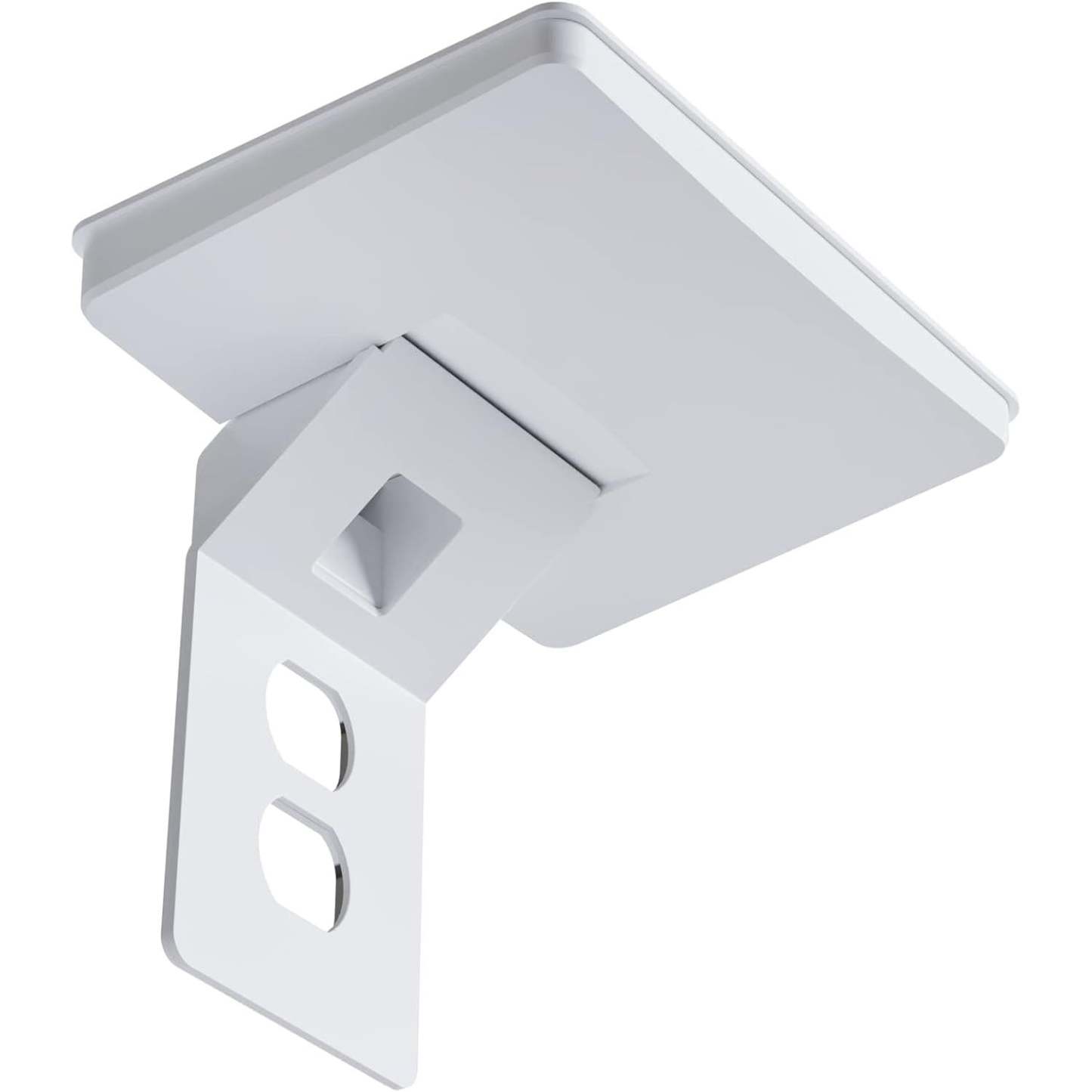 Wide Outlet Shelf – Extra-Wide Wall Outlet Shelf with Built-In Cord St