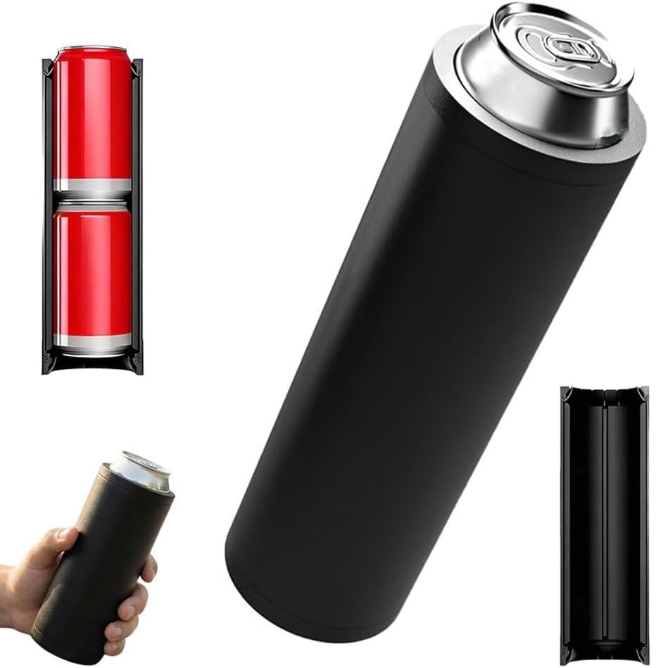 Dual Can Tactical Insulated Holder – Slim Cooling Sleeve for 12 oz Can