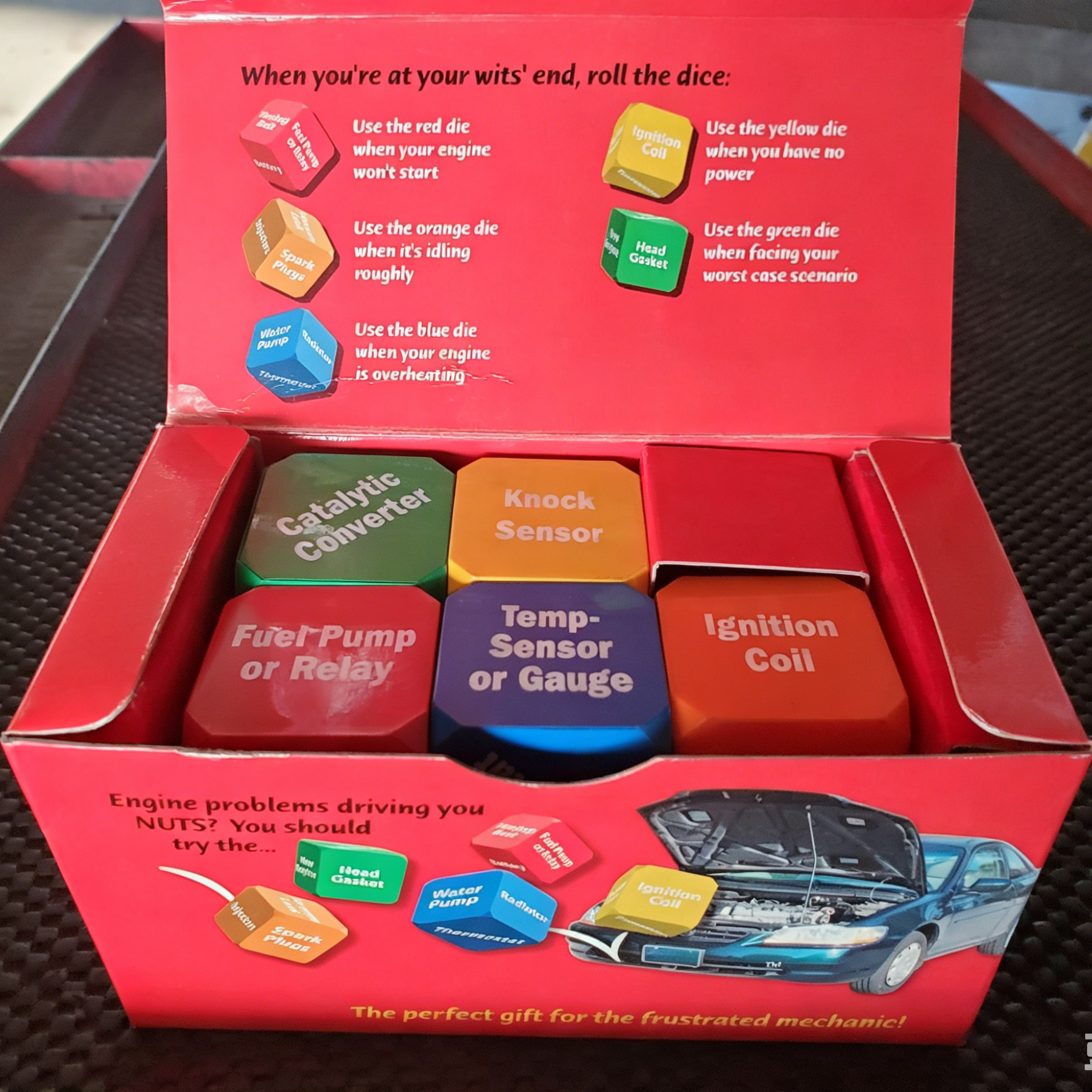 Creative Diagnostic Dice – Funny Vehicle Repair Decision Dice