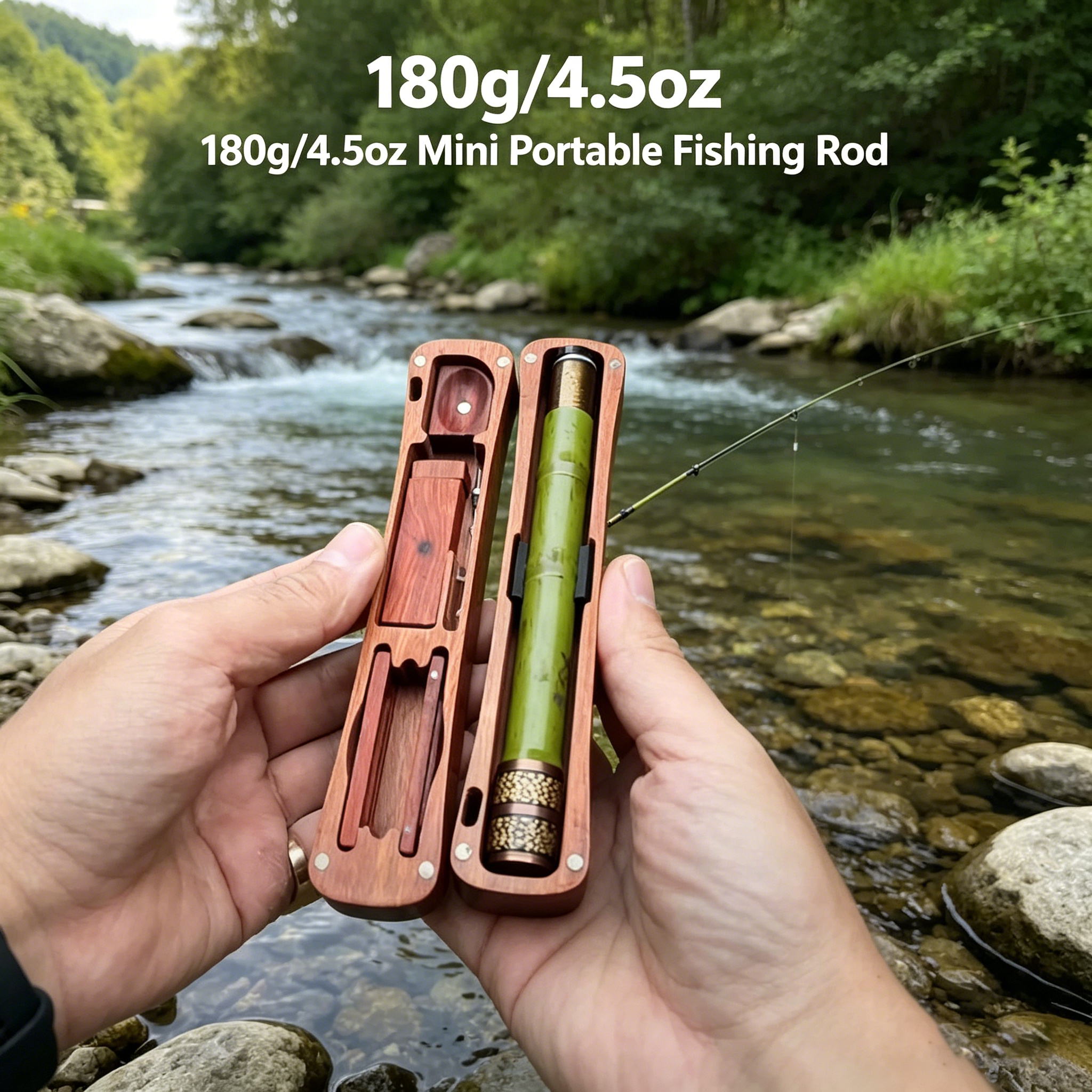 Mini portable micro fishing rod