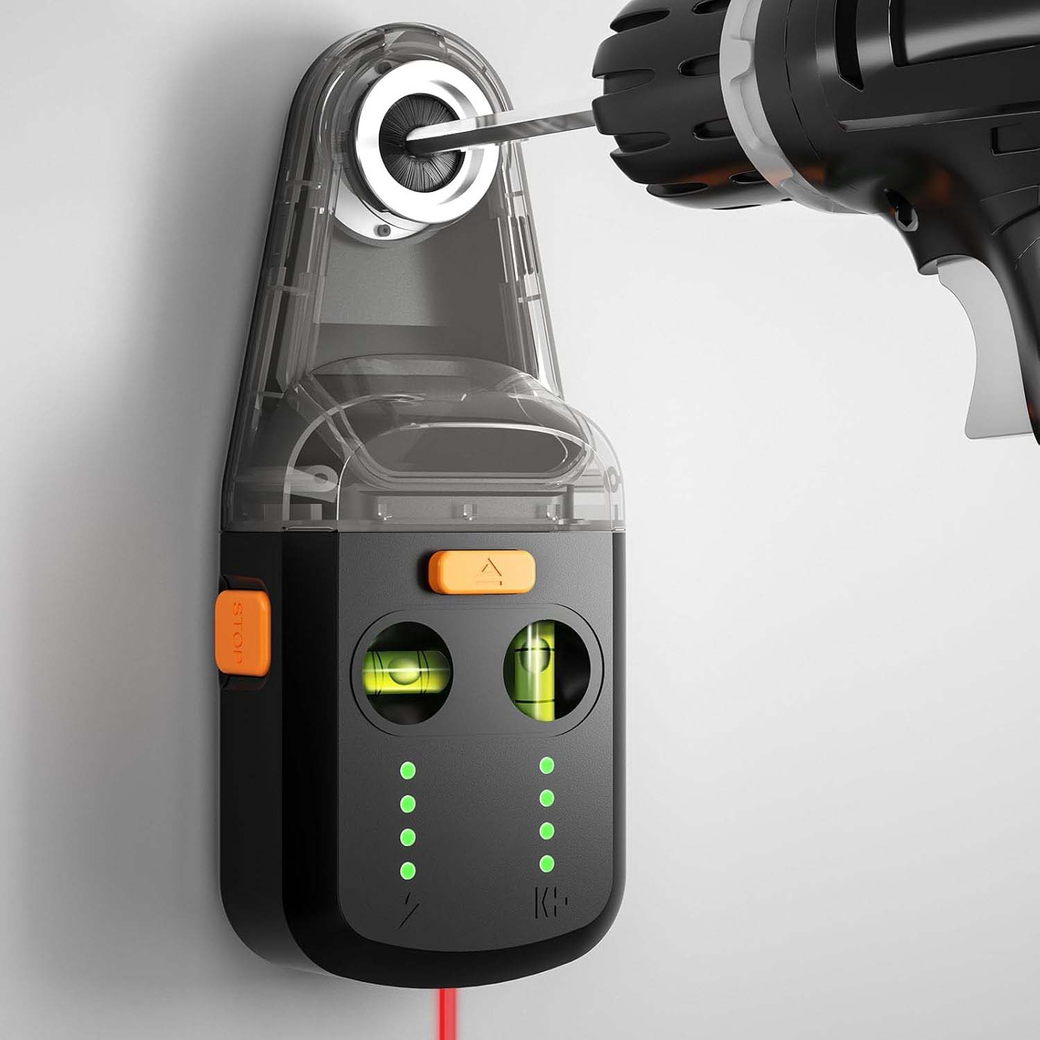 Laser Spirit Level – 3-in-1 Tool with Electric Suction & Drill Dust Collector