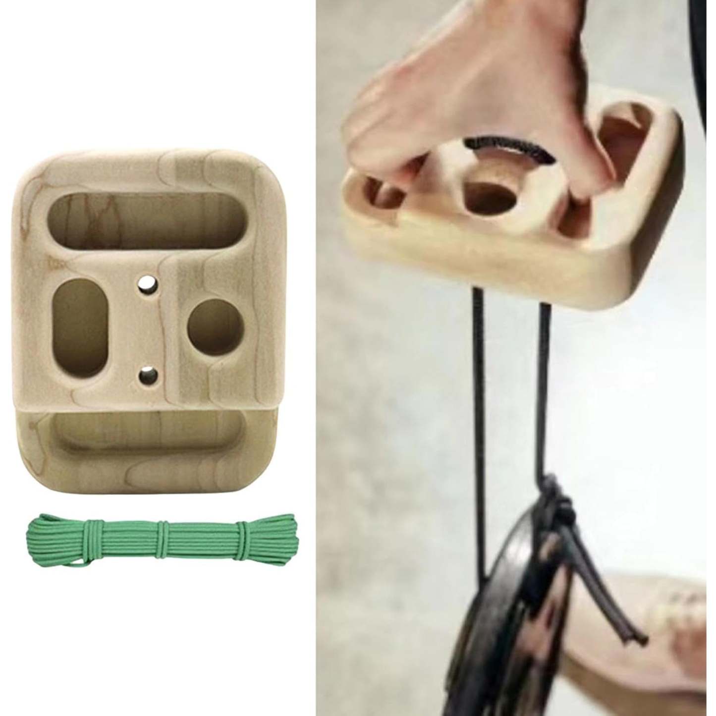 Multi-Functional Wooden Climbing Fingerboard | Ideal for Beginners and Advanced Users