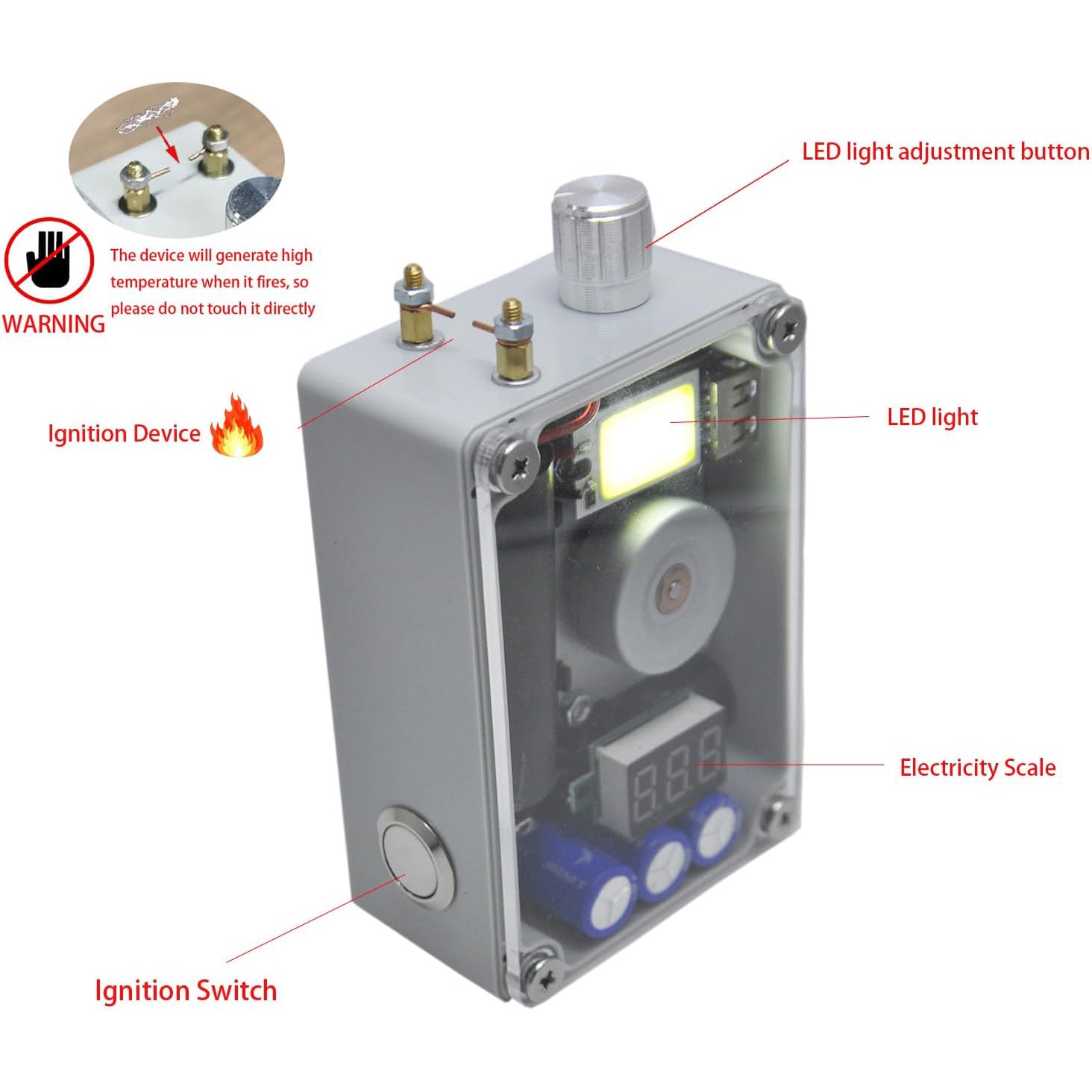 Hand Crank Generator – Portable Emergency USB Charger with COB Light & Lighter
