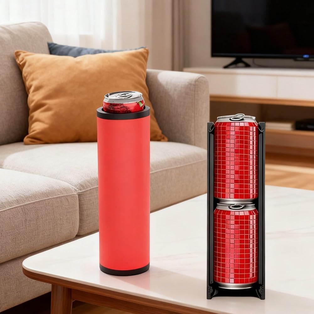 Dual Can Tactical Insulated Holder – Slim Cooling Sleeve for 12 oz Cans