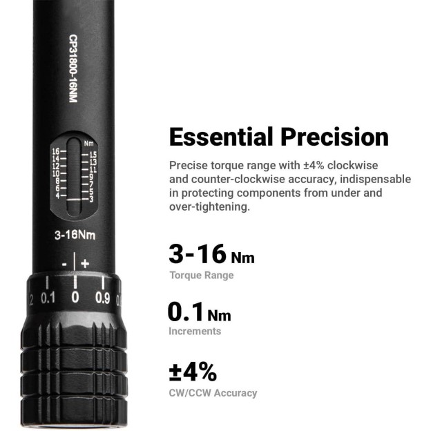 1/4" Drive Mini Torque Wrench Set – 3–16 Nm Range