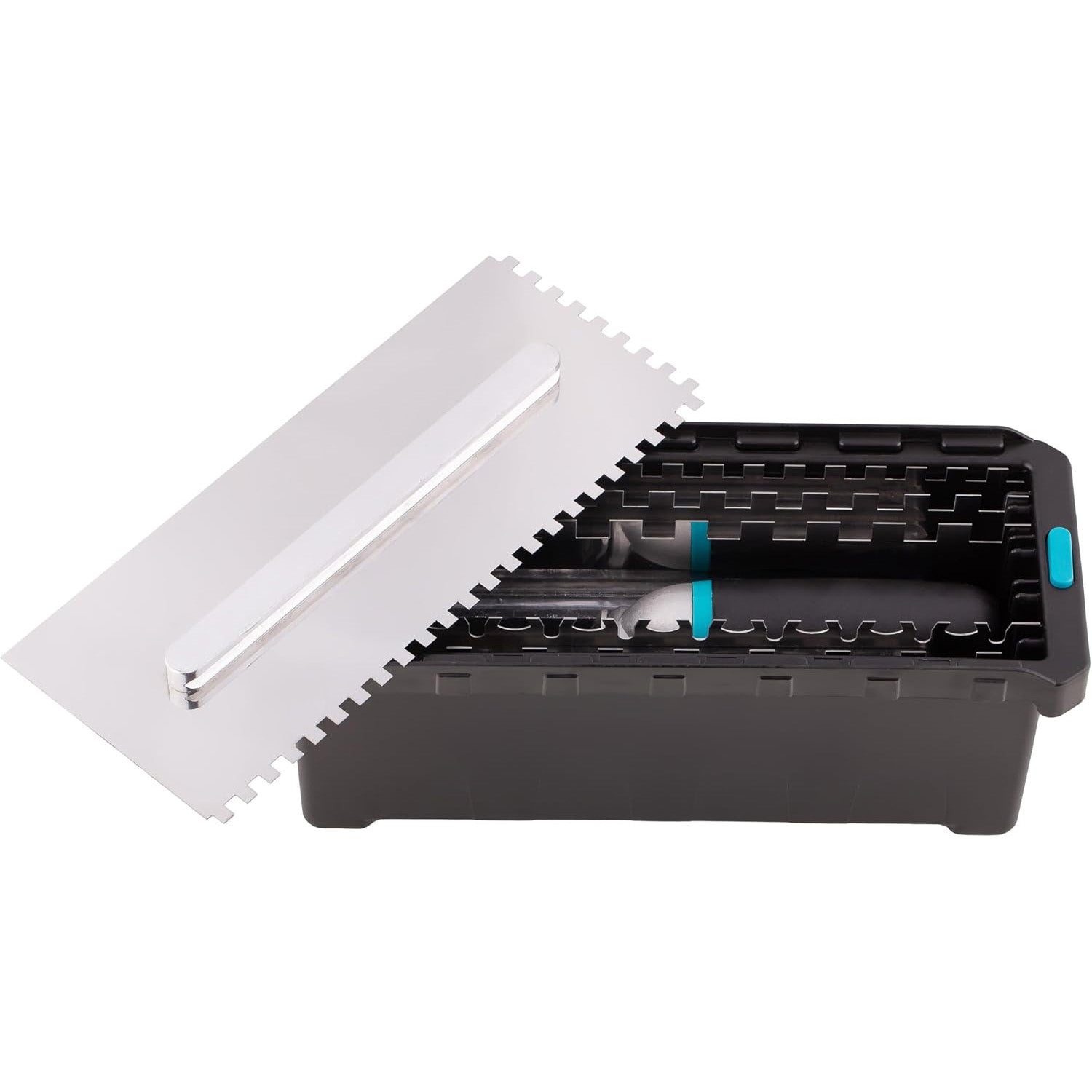 Notched Trowel Set – 6 Interchangeable Blades